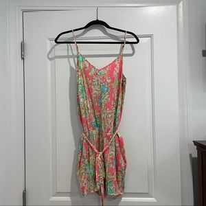 LILLY PULITZER Spaghetti Strap Romper